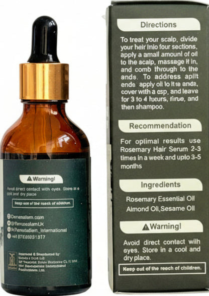 Rosemary Hair Serum 45ml – Natural Hair Growth & Strengthening Serum-www.islamicbrands.org