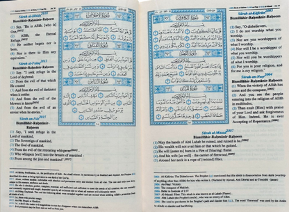 Saheeh International Quran Arabic Text with English Meanings & Notes Medium Hard Cover – Authentic Translation-islamicbrands.org