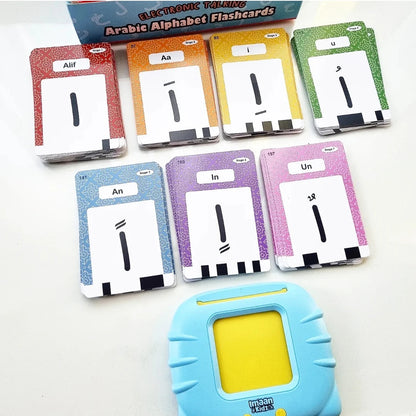Arabic Alphabet Talking Flashcards – Interactive Arabic Learning Cards for Kids