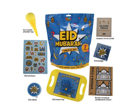 Eid Surprise Bag – Fun & Educational Islamic Toys and Gifts for Kids | Eid Mubarak Gift Bag