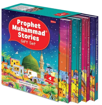 Prophet Muhammad ﷺ Stories – Little Library 4 Board Books Gift Set