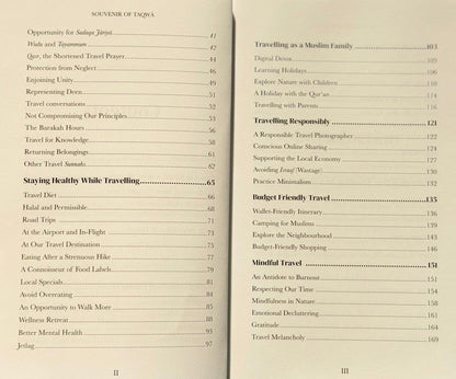 Souvenir of Taqwa – A Travel Handbook for Muslims | Islamic Guide for Safe & Faithful Journeys