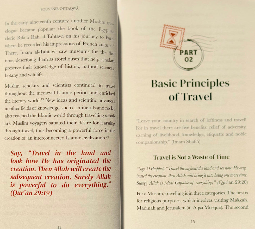 Souvenir of Taqwa – A Travel Handbook for Muslims | Islamic Guide for Safe & Faithful Journeys