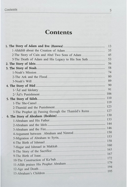 Stories of the Prophets | Authentic Islamic History of Prophets |Ibn Kathir