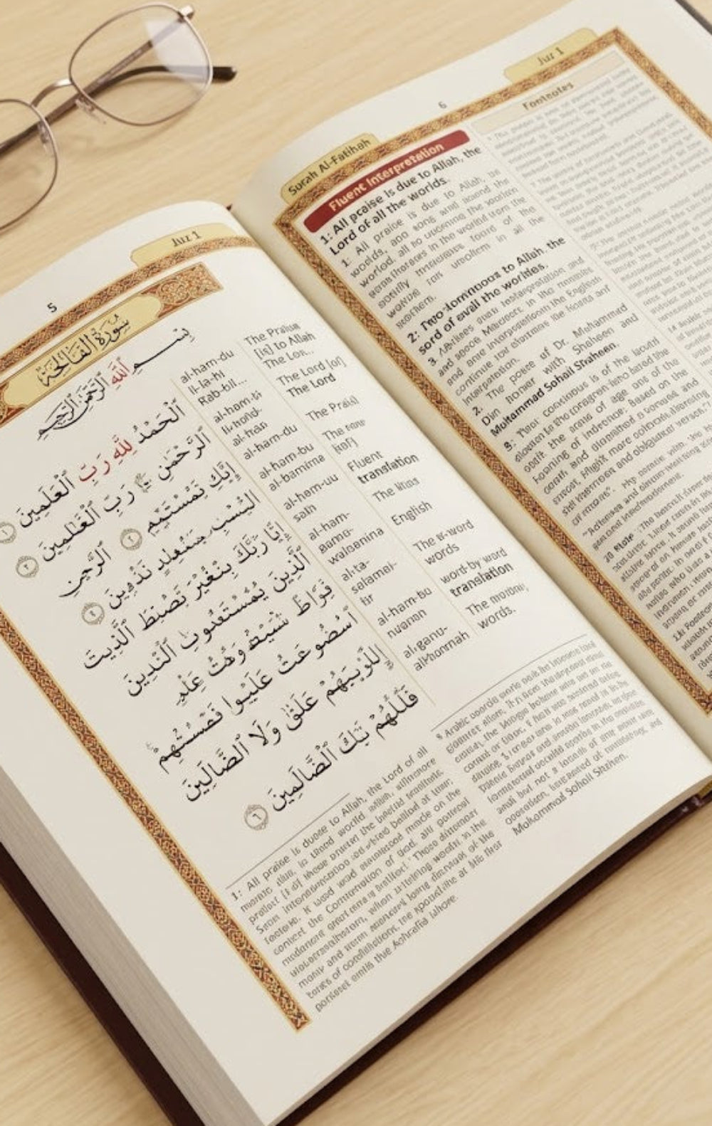 Taj Easy Quran Word-by-Word with English Translation Vol 1 & Transliteration Vol 2| Learn Quran for Beginners-islamicbrands.org