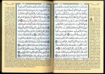 Tajweed Quran with French Translation and Meanings