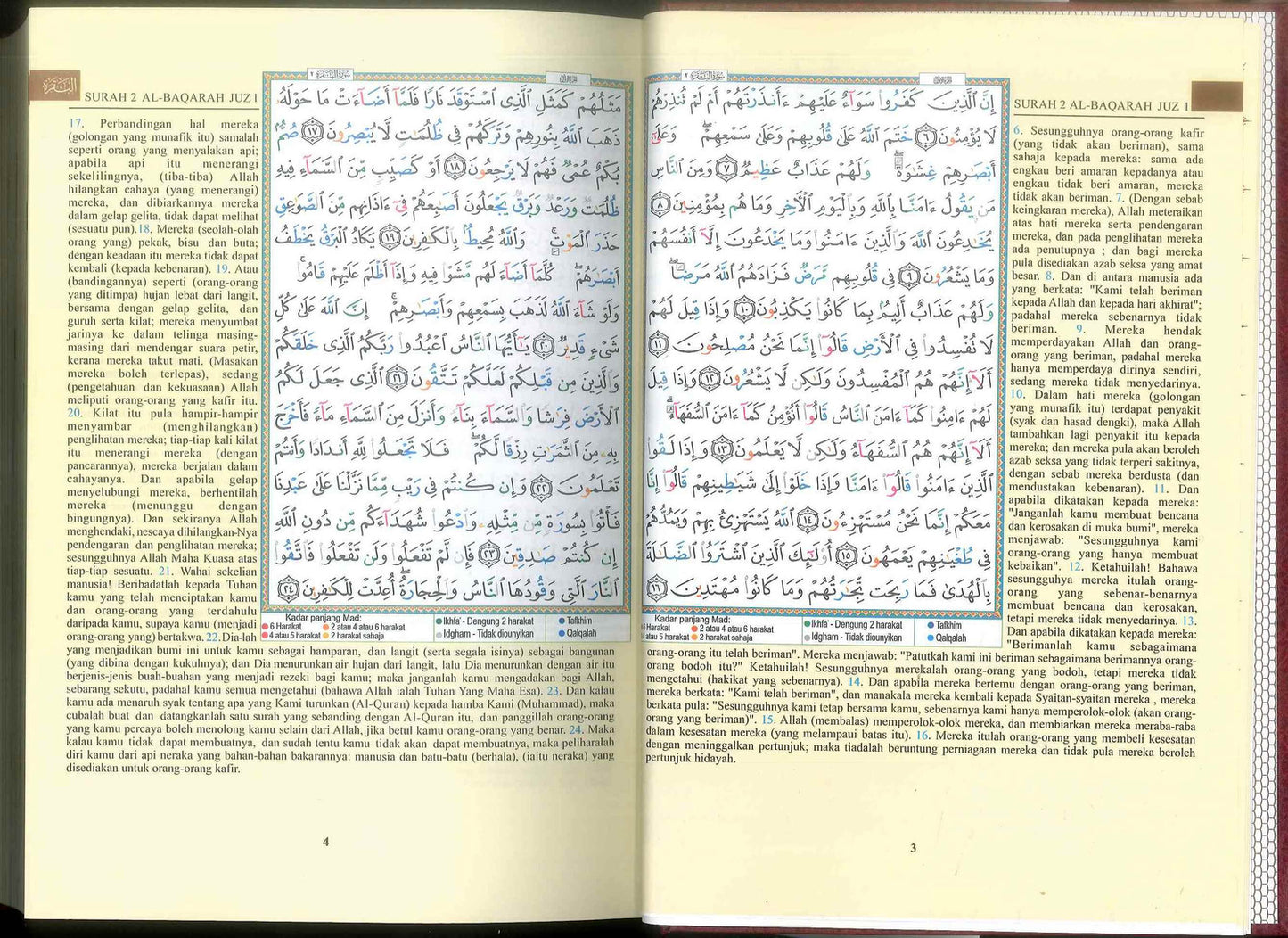 Tajweed Quran with French Translation and Transliteration