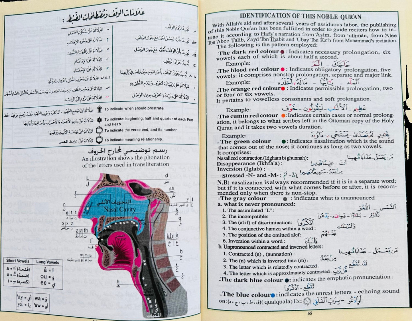 Tajweed Quran with Meanings Translation in English - Dar al Maarifah easyquran USA UK