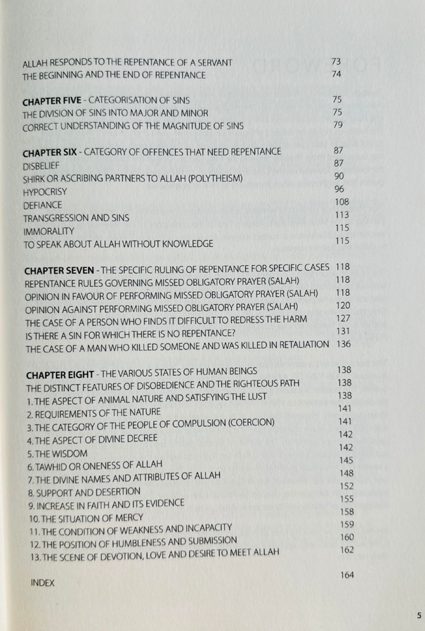 Tawbah: Turning to Allah in Repentance Large Size | Ibn Al-Qayyim Islamic Book (Disease & The Cure, Tazkiyah & Forgiveness)-islamicbrands