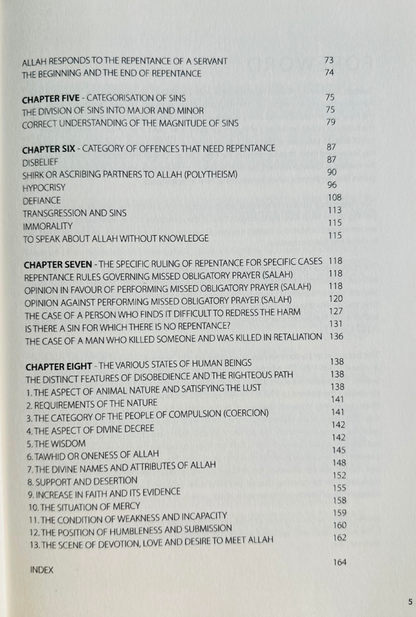 Tawbah: Turning to Allah in Repentance Large Size | Ibn Al-Qayyim Islamic Book (Disease & The Cure, Tazkiyah & Forgiveness)-islamicbrands