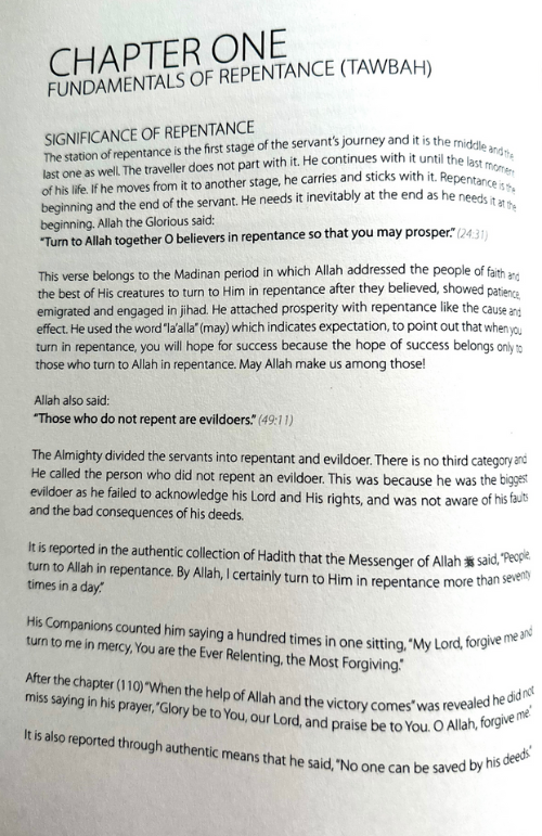 Tawbah: Turning to Allah in Repentance Large Size | Ibn Al-Qayyim Islamic Book (Disease & The Cure, Tazkiyah & Forgiveness)-islamicbrands