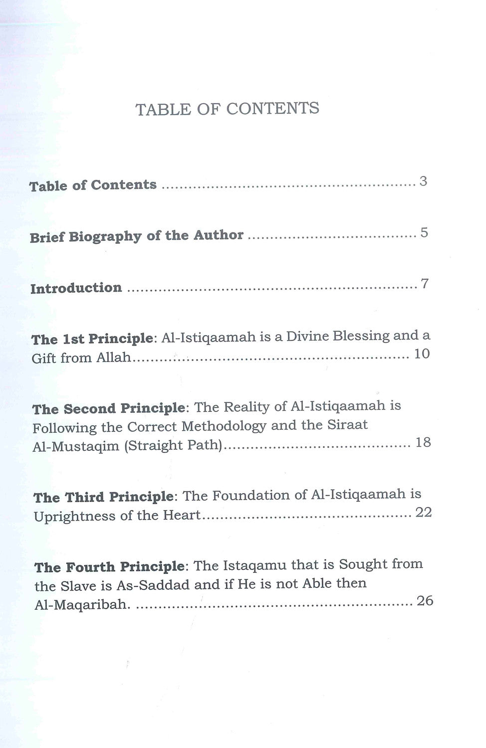 Ten Principles on Al-Istiqaamah | Steadfastness in Islam by Shaykh Abdur Razzaq al-Badr-islamicbrands