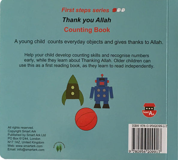 Thank You Allah – Islamic Counting Book for Kids | Learn Numbers with Gratitude & Faith