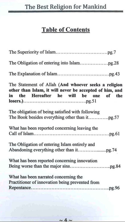 The Best Religion for Mankind – A Powerful Introduction to the Truth and Beauty of Islam