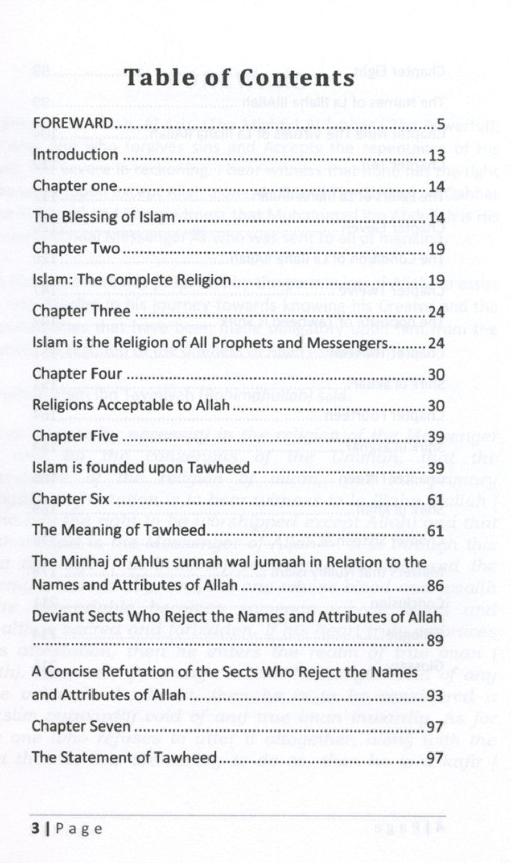 The Essential Matters Of Tawheed: For The New Muslim