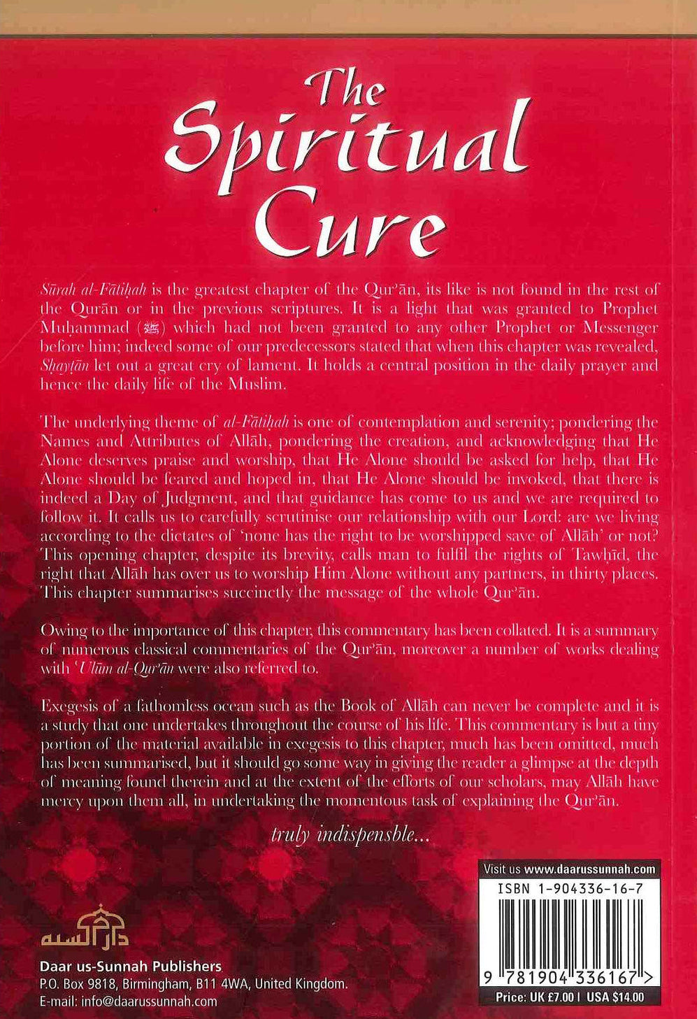 The Spiritual Cure