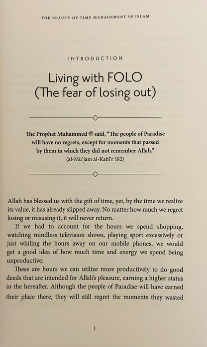 The Beauty of Time Management in Islam – Islamic Productivity & Self-Development Book-islamicbrands.org
