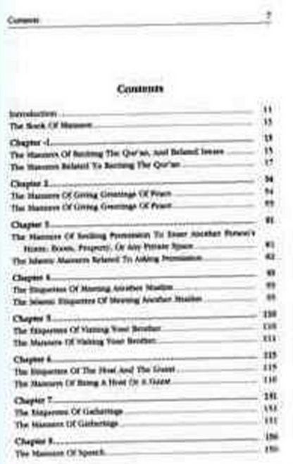The Book of Manners – Islamic Etiquette & Character Guide-Islamicbrands.org