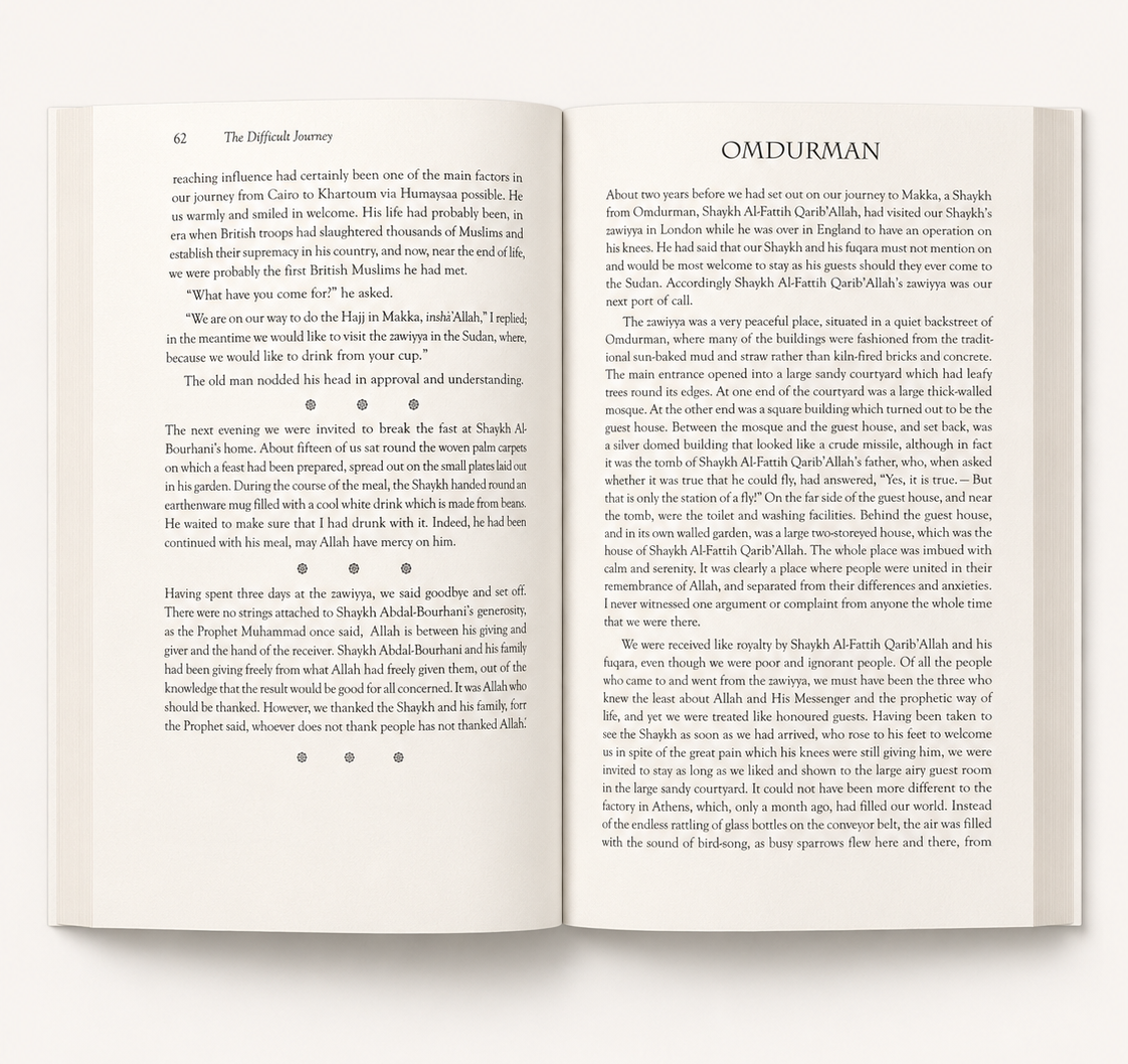 The Difficult Journey by Ahmad Thomson | Islamic Spiritual Growth Novel-islamicbrands