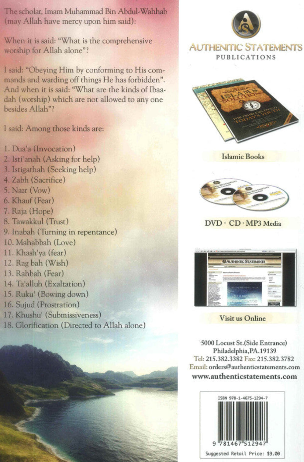 The Explanation of the Comprehensive Worship Exclusively for Allah Alone – Islamic Tawḥīd & Worship Guide- islamicbrands