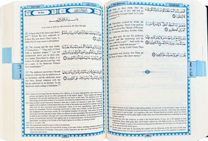 The Holy Quran English translation of the meanings and Commentary By Ustaz Abdullah Yusuf Ali by hard cover-islamicbrands