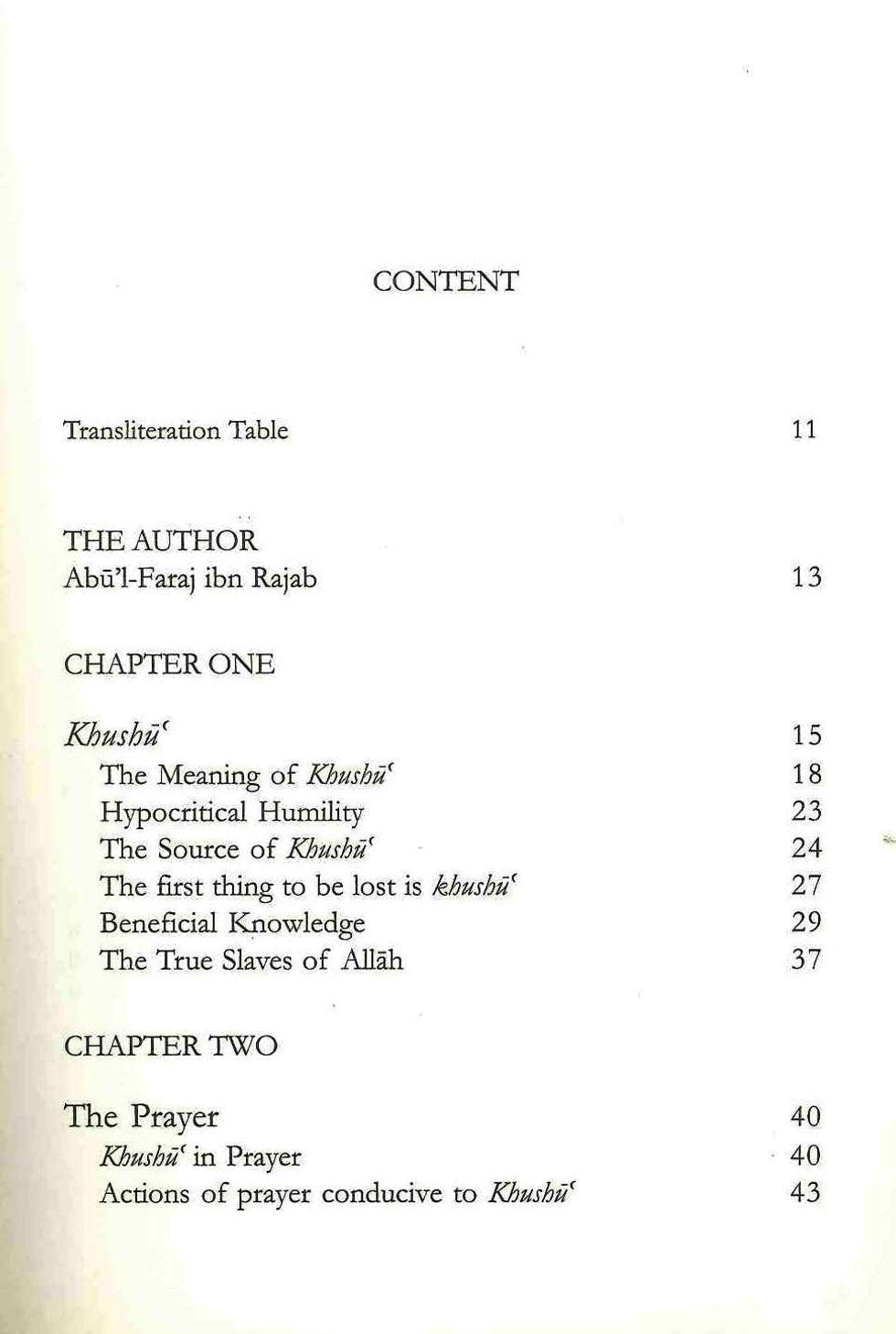 The Humility in Prayer Book by Ibn Rajab | Khushu in Salah Guide