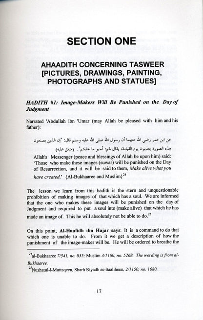 The Islamic Ruling Concerning Tasweer – Islamic Guidelines on Photography & Images