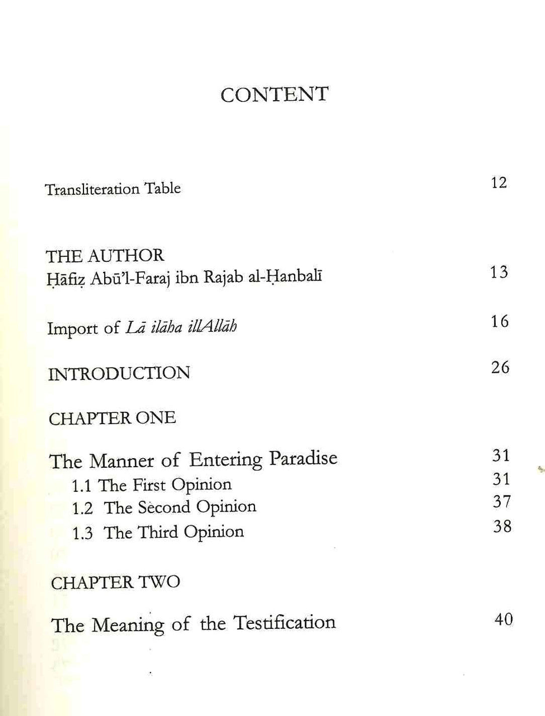 The Key to Paradise Book by Ibn Rajab | Tawheed & Path to Jannah Guide-islamicbrands.org