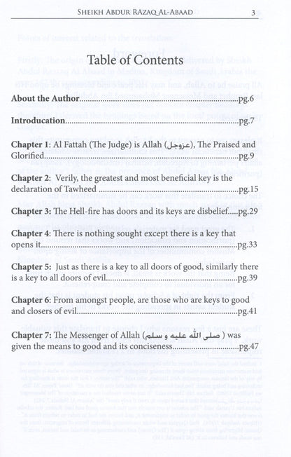 The Keys of Good – Islamic Guide to the Keys of Good and Avoiding Evil