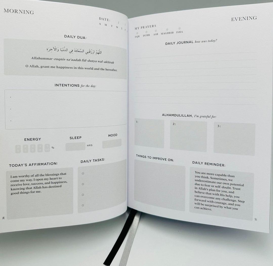 The Mindful Muslim Journal – 12 Week Islamic Guided Journal for Spiritual Growth-islamicbrands.org