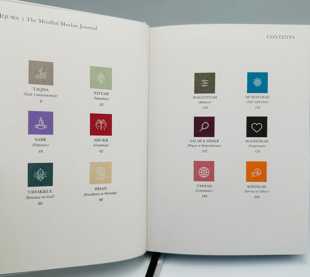 The Mindful Muslim Journal – 12 Week Islamic Guided Journal for Spiritual Growth-islamicbrands.org