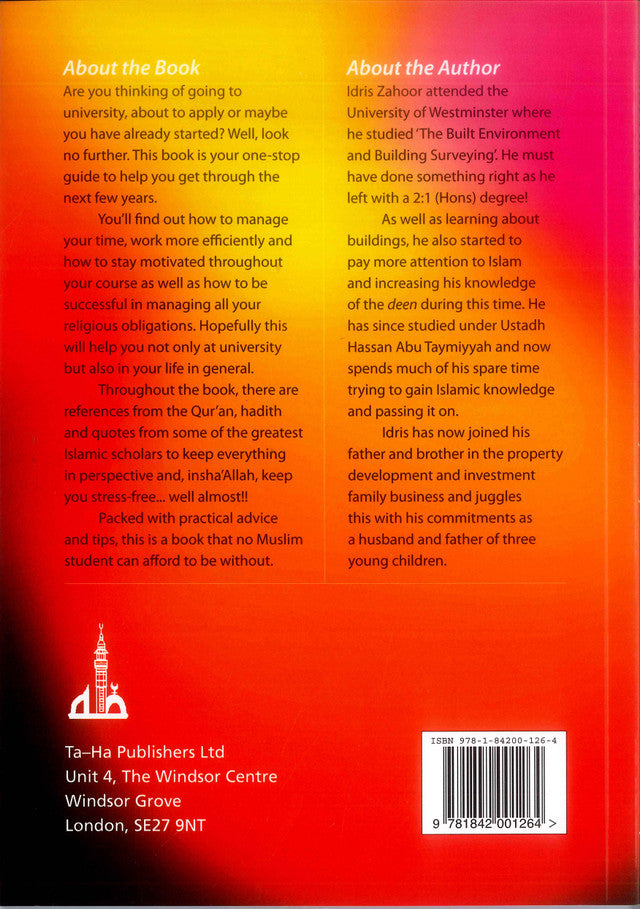 The Muslim Student’s Guide to University and Beyond by Idris Zahoor | Islamic Guide-islamicbrands
