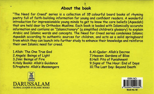 The Need for Creed: Prophets – Allah’s Messengers (Volume 5) | Islamic Aqeedah Children’s