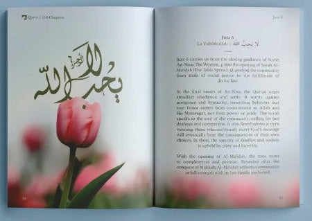 The One Hundred & Fourteen Chapters | Quran Reflection & Surah Summary Islamic Book
