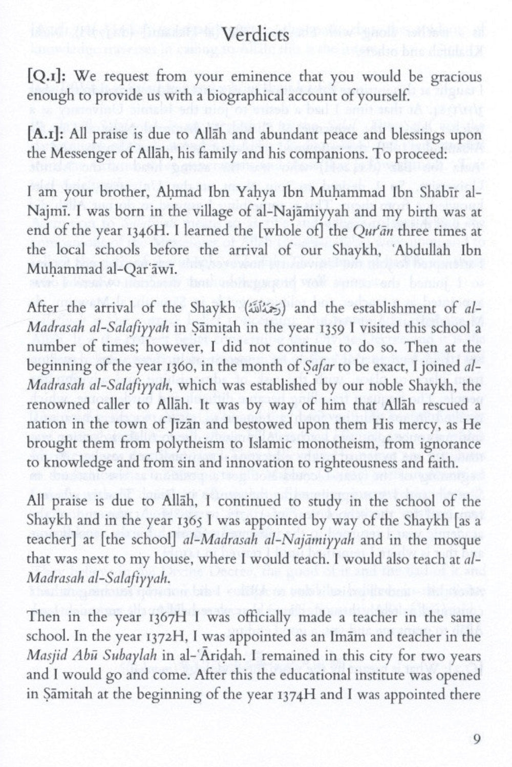 The Precise Verdicts Regarding the Deviant Methodologies – Ahmad Al-Najmi | Aqeedah Book-islamicbrands