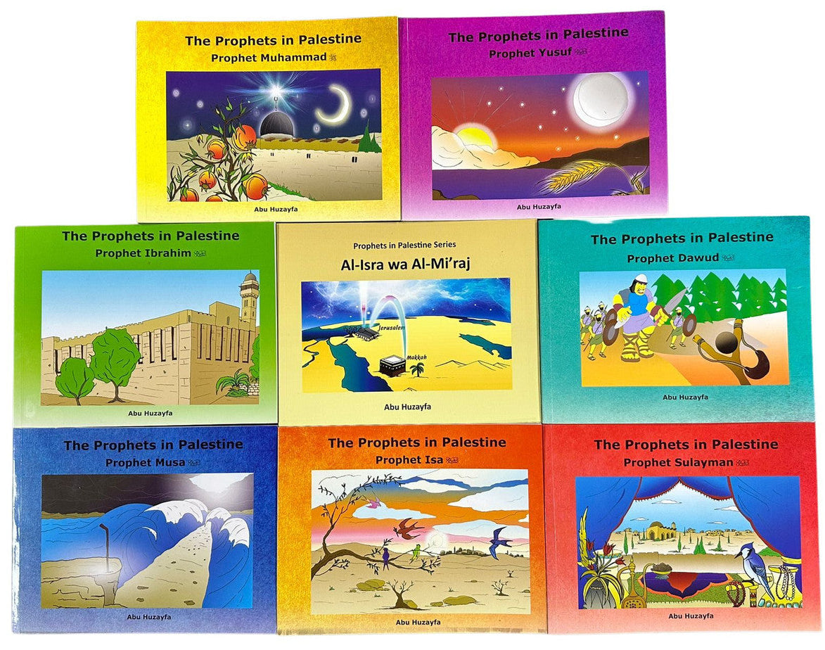 The Prophets in Palestine Complete Set of 8 Books | Islamic Children’s Story Series-islamicbrands