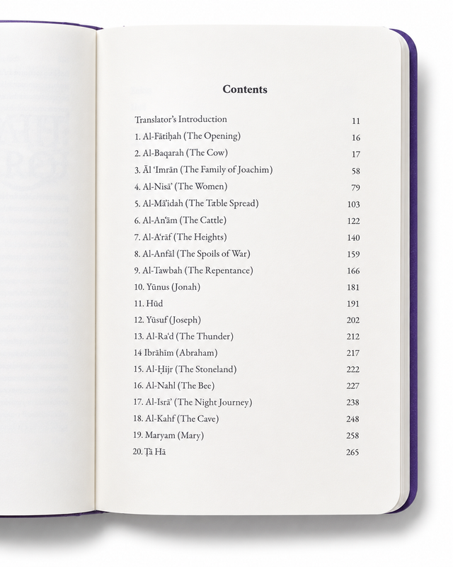 The Purple Quran Translation by Amr Abu Ayyub – English Quraan with Clear Modern Text
