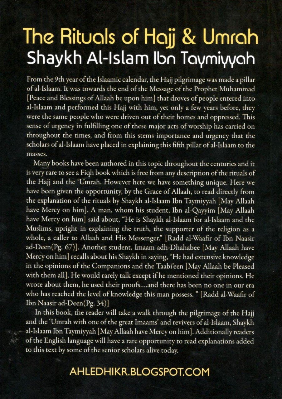 The Rituals of Hajj and Umrah by Imam Ibn Taymiyyah | Complete Islamic Pilgrimage Guide