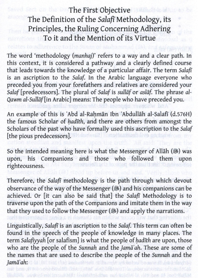 The Salafi Methodology – Islamic Aqeedah & Salafi Principles Book | Sunnah Publishing-islamicbrands