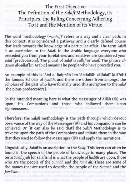 The Salafi Methodology – Islamic Aqeedah & Salafi Principles Book | Sunnah Publishing-islamicbrands