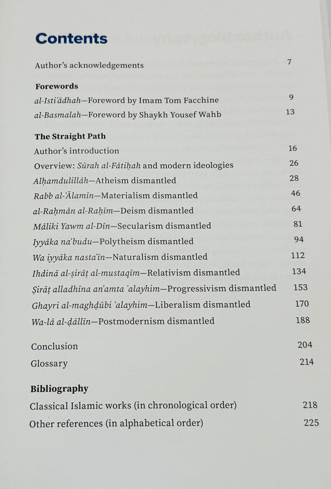 The Straight Path: How Surah Al-Fatiha Addresses Modern Ideologies – Islamic Guidance for Today’s Challenges