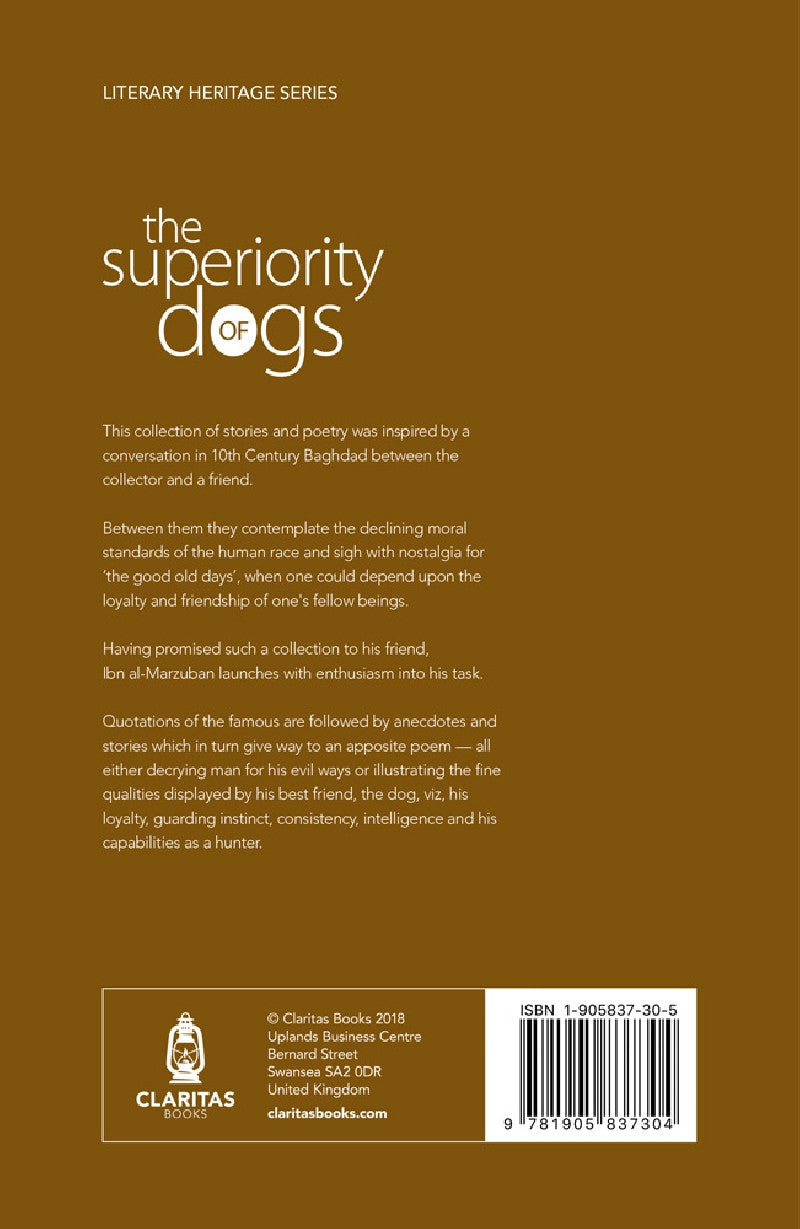 The Superiority of Dogs Book – Stories and Poetry by Ibn al-Marzuban