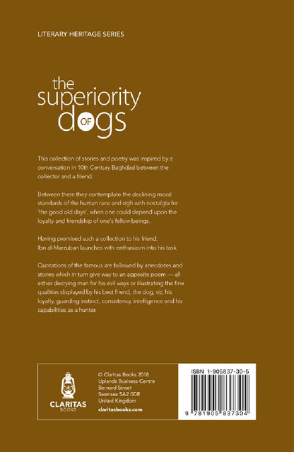 The Superiority of Dogs Book – Stories and Poetry by Ibn al-Marzuban