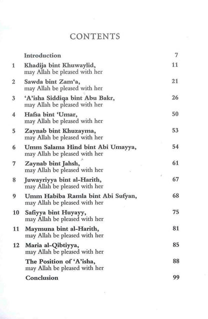 The Wives of Prophet Muhammad by Ahmad Thomson | Mothers of the Believers Biography-islamicbrands