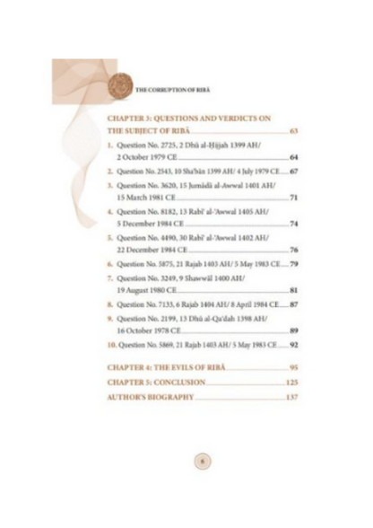 The Corruption of Riba – Its Evil Essence, Forms and Harms | Islamic Perspective on Interest