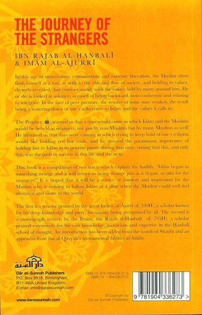 The Journey of the Strangers By Ibn Rajab Al-Hanbali