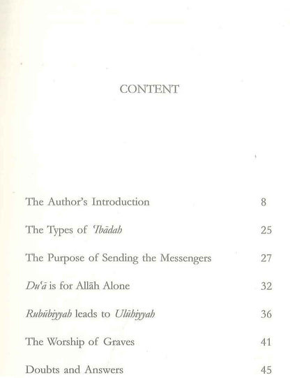 The Purification of Tawhid from the Filth of Deviation By Daar Us-Sunnah
