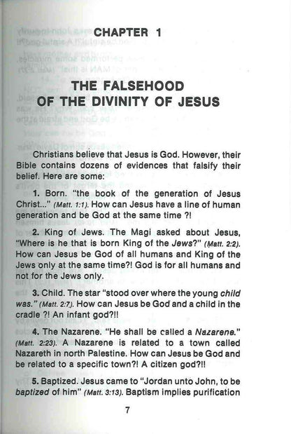 The Truth About Jesus Christ by Dr. Muhammad Ali Alkhuli
