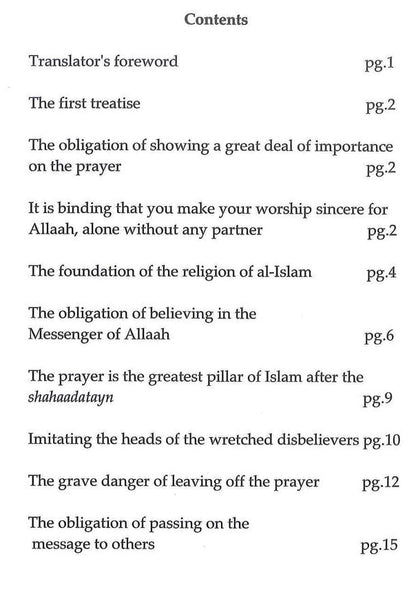 Two Treatises on the Prayer – Ibn Baz | Importance of Salah