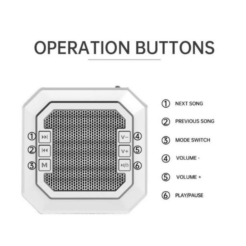 Touch Lamp Azan Clock Quran Cube Speaker QB303 – LED Lamp, Prayer Alarm & Quran Recitation Device